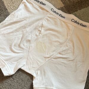Calvin Klein Men's Classic White Boxer Briefs